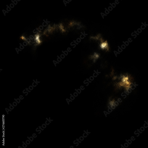 Abstract flare or space design element