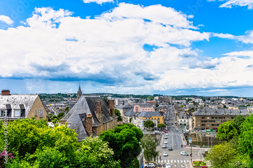 Panorama of Le Mans, Maine, France
