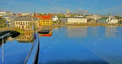 Panorama of Reykjavík  -  the capital and largest city of Iceland #276603737