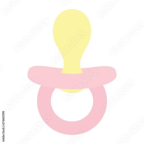 little baby pacifier accessory icon