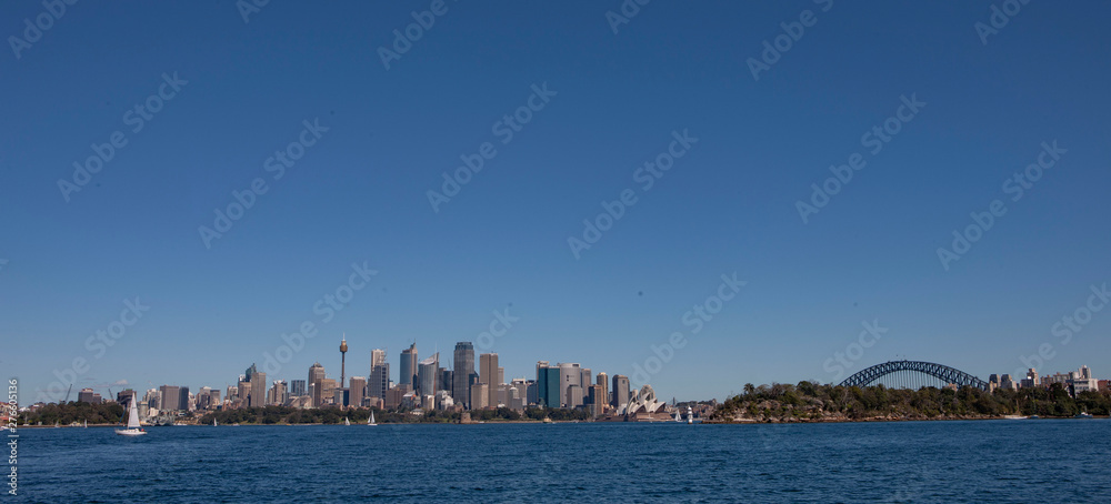 Skyline Sydney Australia. Panorama
