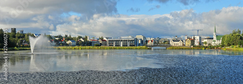 Panorama of Reykjavík  -  the capital and largest city of Iceland #276605735