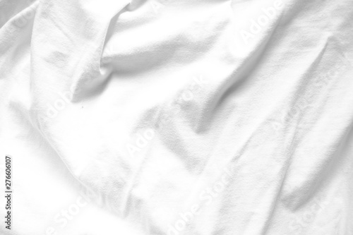 texture background cotton folds of white fabric