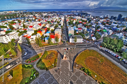 Panorama of Reykjavík  -  the capital and largest city of Iceland #276606585