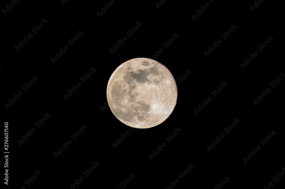 The full moon in a very close distance The full moon in a very close distance