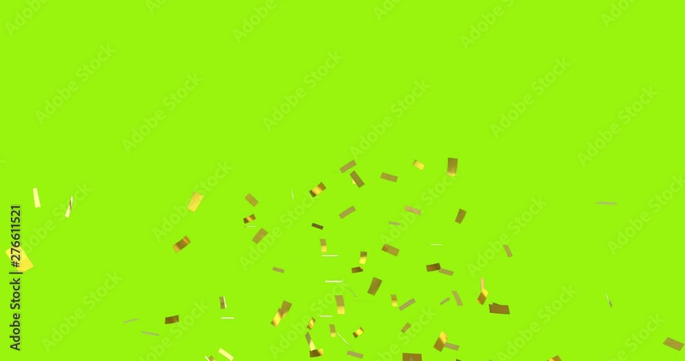 Confetti falling