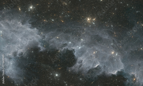 Fototapeta Naklejka Na Ścianę i Meble -  Stellar system and gas nebula.