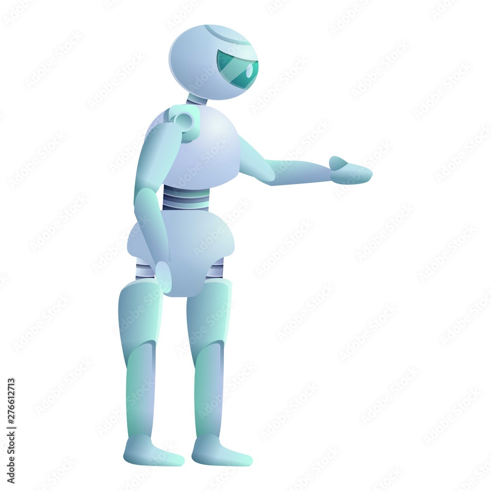 Robot icon. Cartoon of robot vector icon for web design isolated on white background Robot icon. Cartoon of robot vector icon for web design isolated on white background