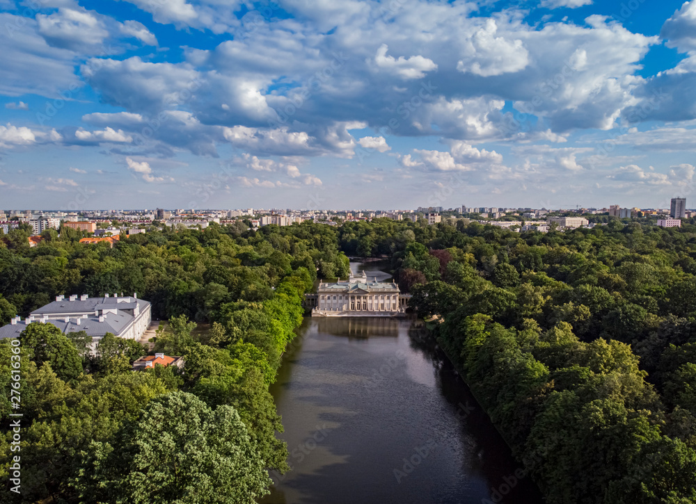 Warszawa - Pałac na wodzie w Łazienkach Królewskich
