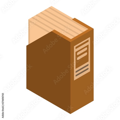 Folder holder icon. Isometric of folder holder vector icon for web design isolated on white background