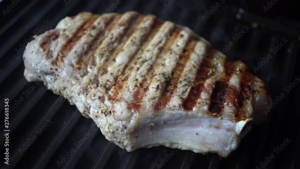 Grilled Meat With Smoke Grilled Meat With Smoke