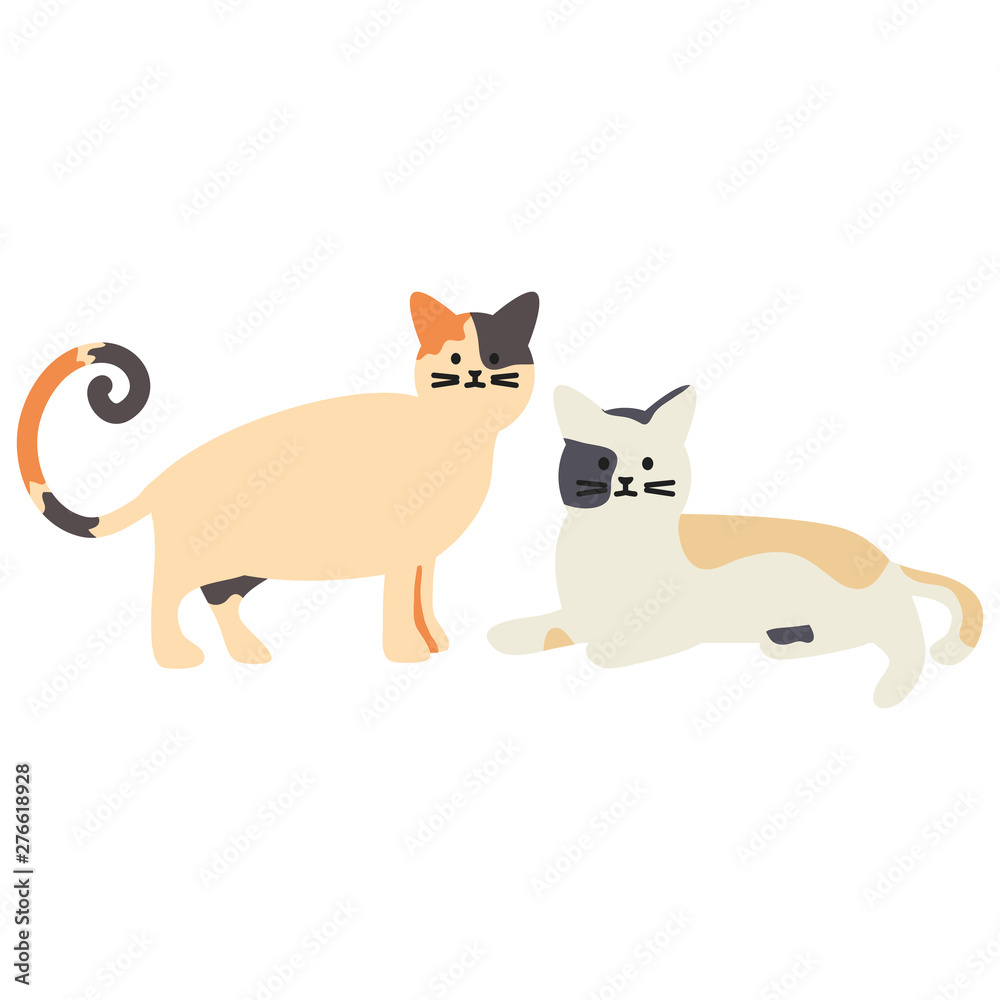 cute cats mascots adorables characters
