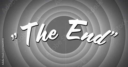 The End sign