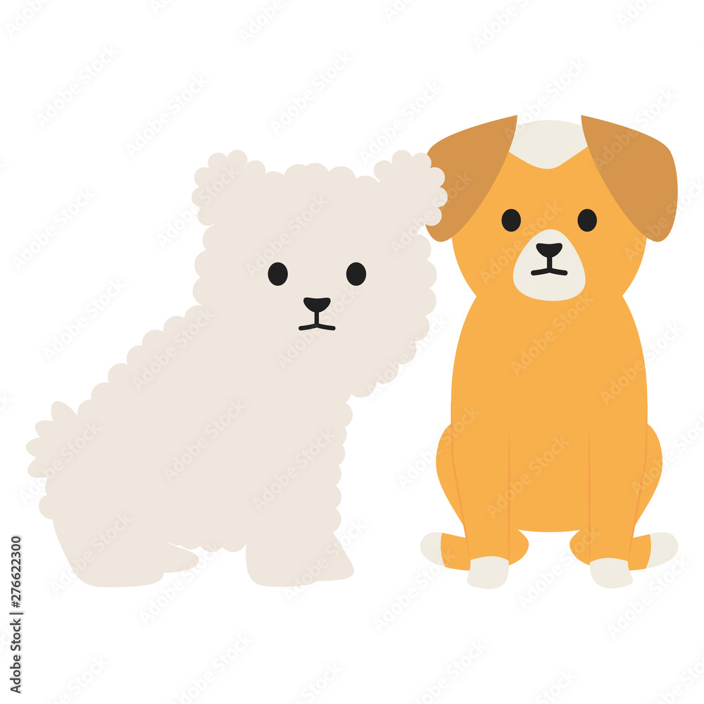 little dogs adorables mascots characters little dogs adorables mascots characters