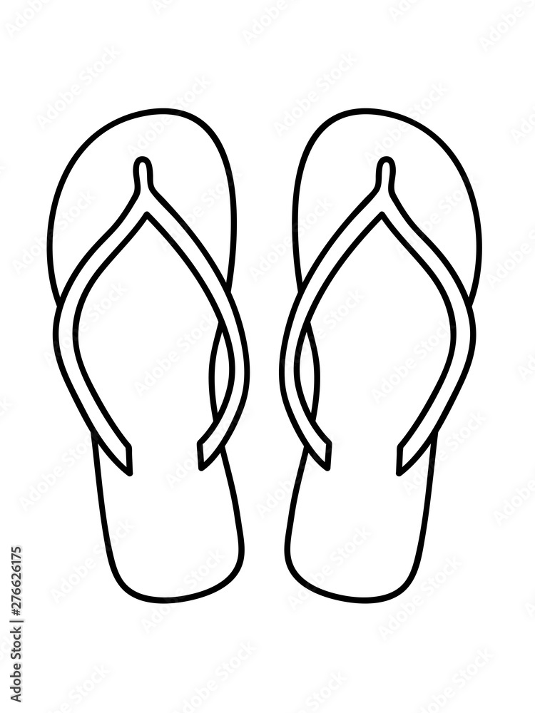 sandalen 2 schuhe paar flip flops füße anziehen urlaub ferien strand ...