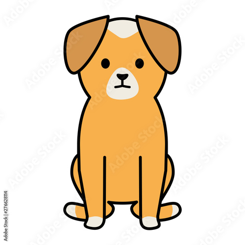 little dog adorable mascot character