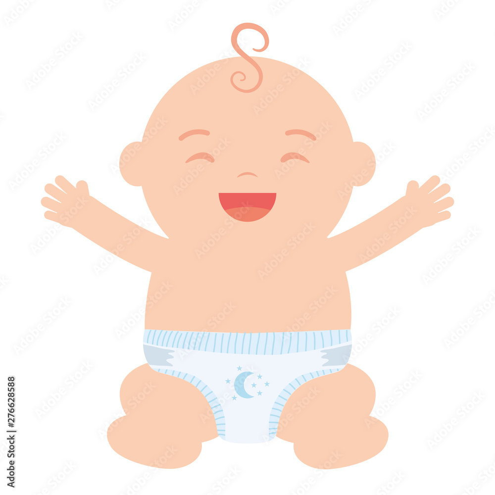 cute little baby boy character cute little baby boy character
