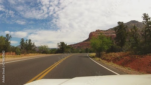 Driving North On Dry Creek Road- Sedona Arizona