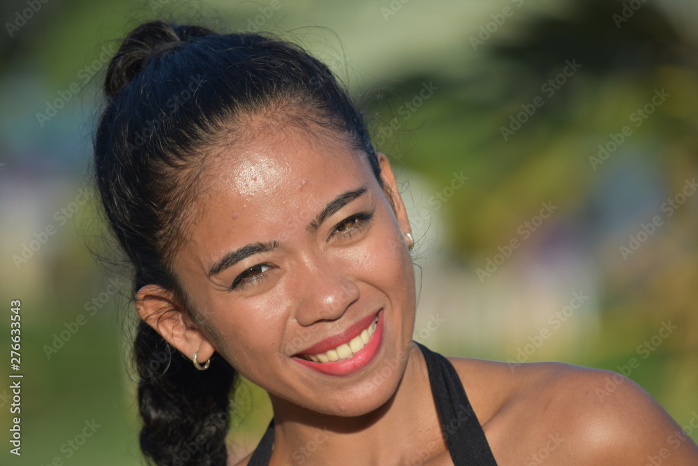 Smiling Young Asian Female