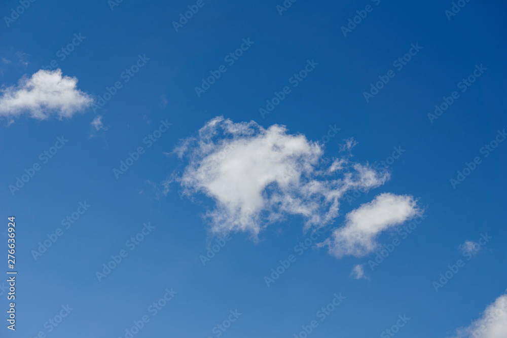 Fototapeta premium white clouds with blue sky abstract background.