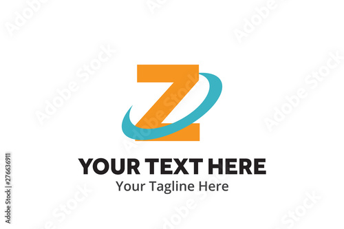unique z alphabet simple logo creative design in flat style with color . z initial logo creative design for identity, community and business