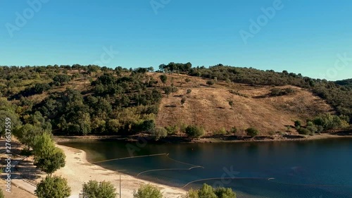 Beautiful and cinematic footage of azibo at trás-os-montes, portugal photo