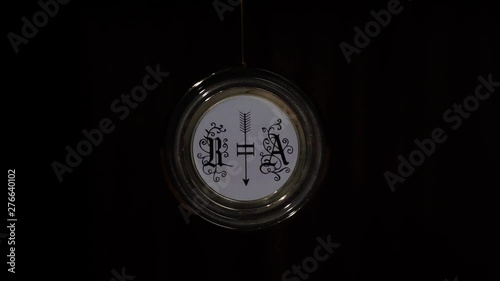 Light is revealing a grandfather clock