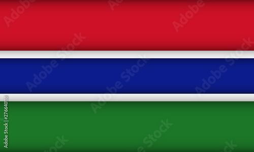 Flag of Gambia. © konstan