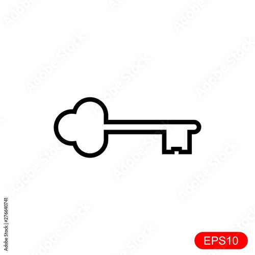 lock icon with white background. vector design © PidcoArt