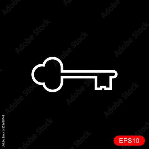 lock icon with black background. vector design © PidcoArt