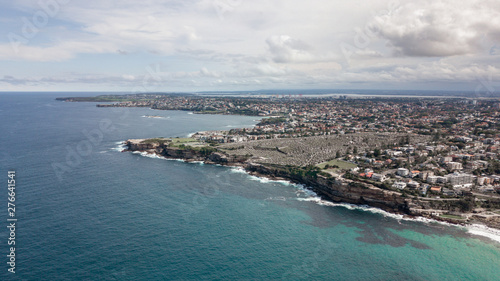 Shoreline - aerial view © alongway.ch