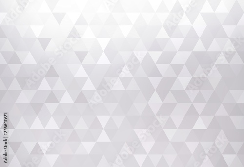 Light triangle abstract pattern. Conceptual minimal subtle background. Shiny silver shapes texture.
