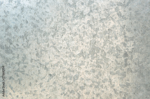 metal background: a sheet of galvanized clean tin, smooth surface, short focus