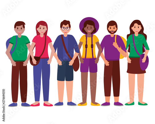 happy young people