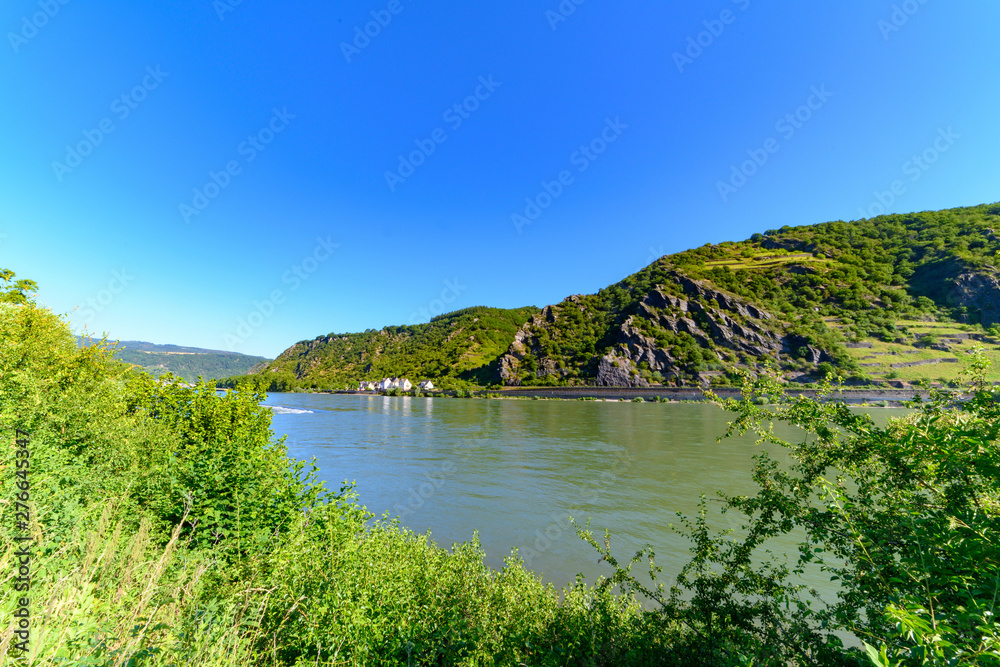 Fluss Rhein in  Deutschland