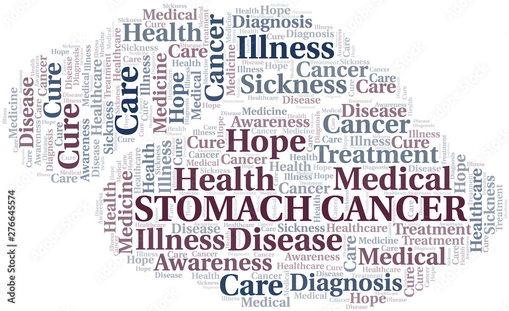 Stomach Cancer word cloud. Vector made with text only. Stomach Cancer word cloud. Vector made with text only.