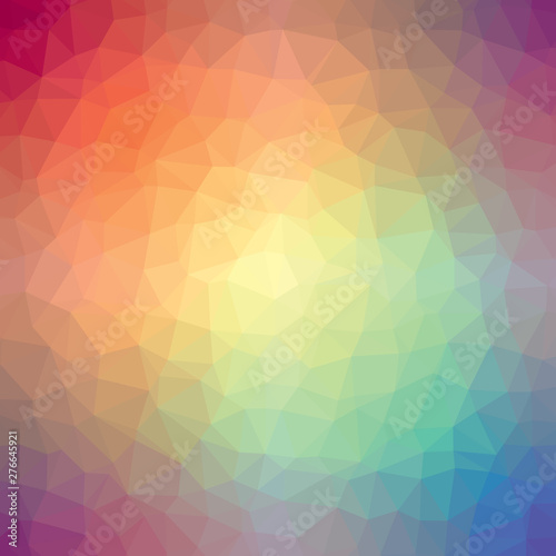 Colorful Abstract Low Poly Background. Geometric backdrop in Origami style with gradient. Textured pattern for your website.
