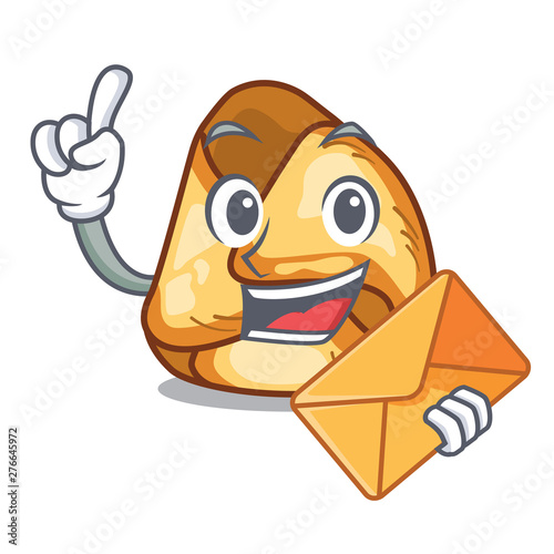 With envelope fusi istriani isolated with the character
