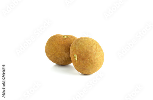 longan isolated on white background