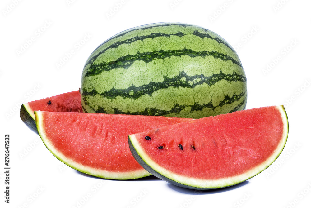 Watermelon isolated on the white background Watermelon isolated on the white background