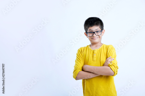 young indian cute child portrait photo