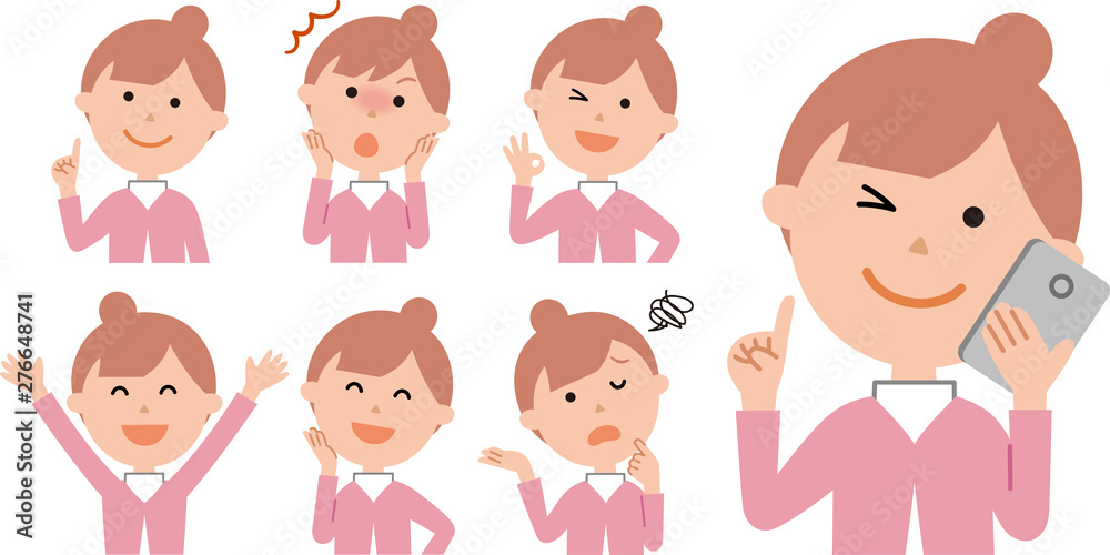 女性の表情 色々 女性の表情 色々