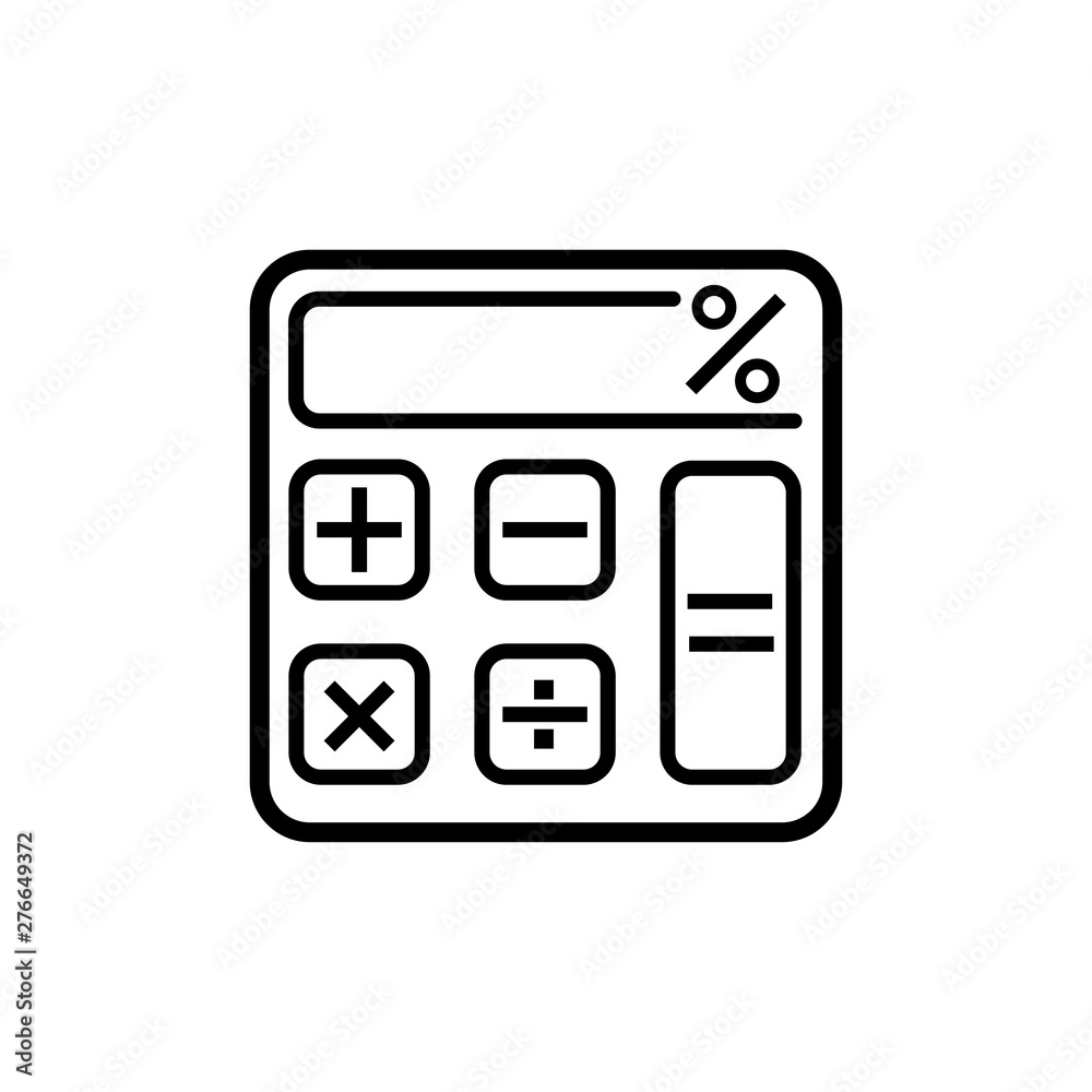 Calculator symbol icon vector illustration Calculator symbol icon vector illustration