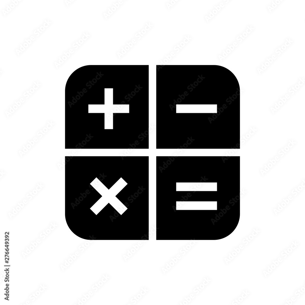 Fototapeta premium Calculator symbol icon vector illustration
