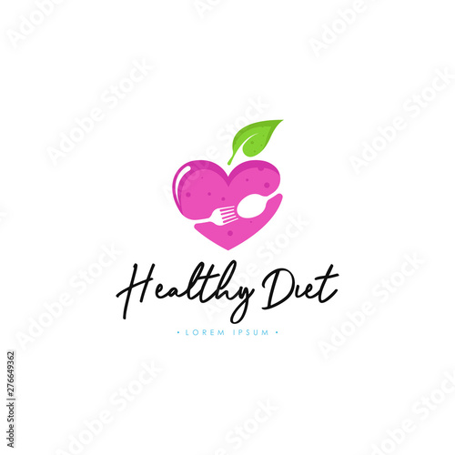 Healthy diet logo