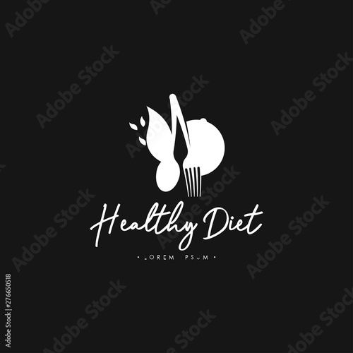 Healthy diet logo © Framehay