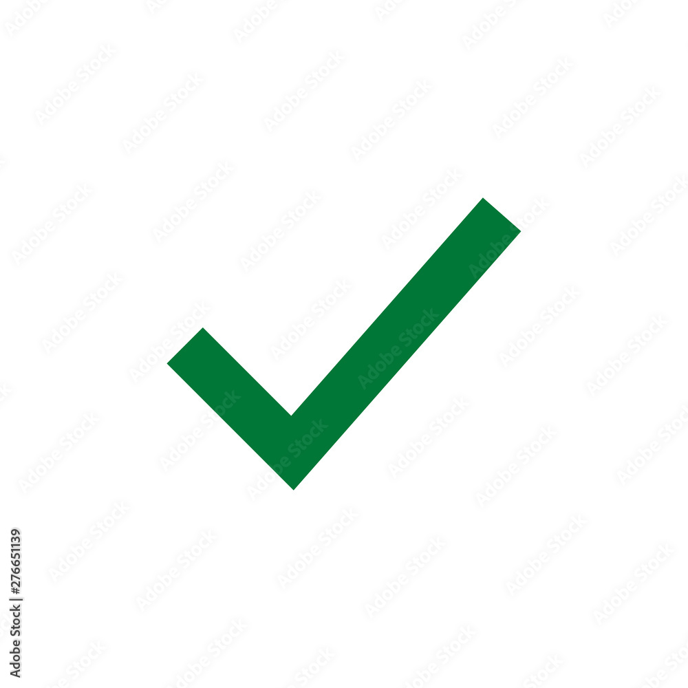 Cross and Check mark symbol icon vector Cross and Check mark symbol icon vector