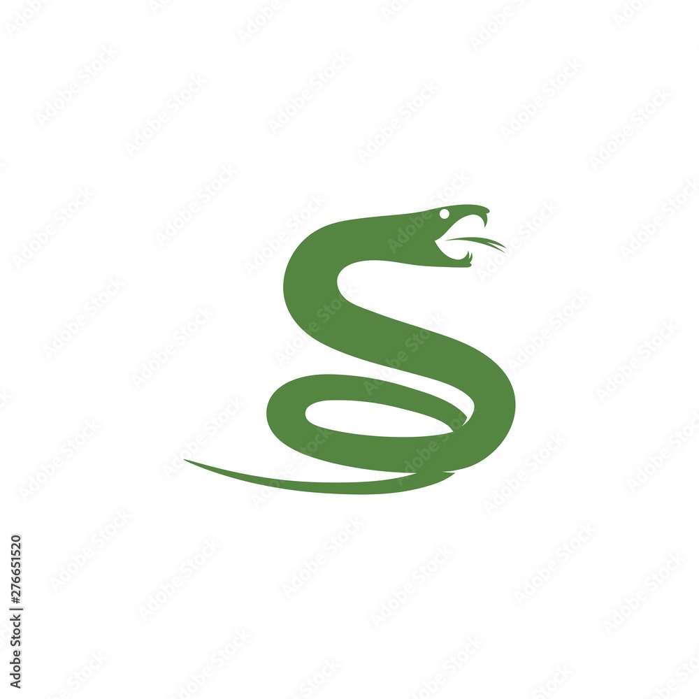 Fototapeta premium Snake logo vector