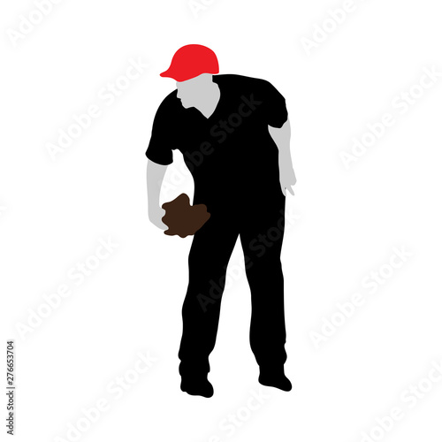 baseball silhouette