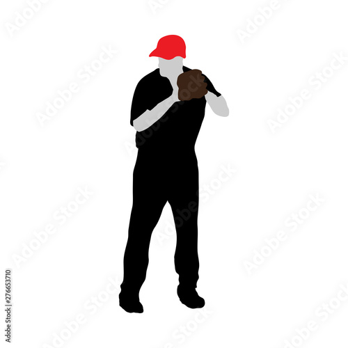 baseball silhouette